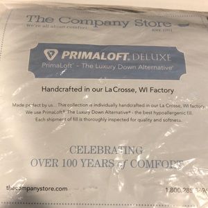 NWT down alternative throw by the company store